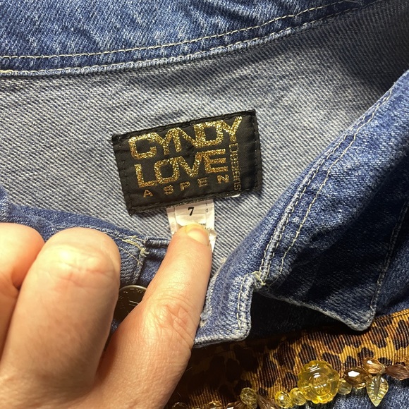 Girls Cyndy Love Aspen Denim Jacket - Picture 2 of 5
